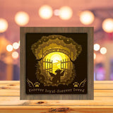 Dog Memorial - Paper Cutting Light Box - LightBoxGoodman - LightboxGoodman