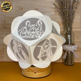 Dog - Pentagon 3D Lantern File - Cricut File - LightBoxGoodMan - LightboxGoodman