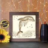 Dolphin 2 - Paper Cutting Light Box - LightBoxGoodman - LightboxGoodman