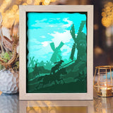 Don Quijote – Paper Cut Light Box File - Cricut File - 20x26cm - LightBoxGoodMan