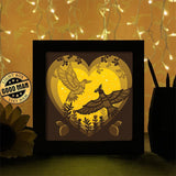 Dove - Paper Cutting Light Box - LightBoxGoodman - LightboxGoodman