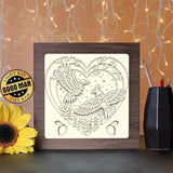 Dove - Paper Cutting Light Box - LightBoxGoodman - LightboxGoodman