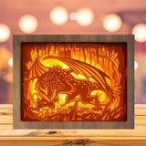 Dragon 3 - Paper Cutting Light Box - LightBoxGoodman - LightboxGoodman