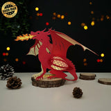 Dragon - 3D Dragon Lantern File -18x7.5" - Cricut File - LightBoxGoodMan - LightboxGoodman