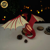 Dragon - 3D Dragon Lantern File -18x7.5" - Cricut File - LightBoxGoodMan - LightboxGoodman