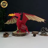 Dragon - 3D Dragon Lantern File -18x7.5" - Cricut File - LightBoxGoodMan - LightboxGoodman