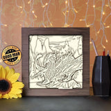 Dragon 4 - Paper Cutting Light Box - LightBoxGoodman - LightboxGoodman