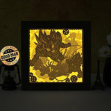 Dragon Ball Z – Paper Cut Light Box File - Cricut File - 20x20cm - LightBoxGoodMan - LightboxGoodman