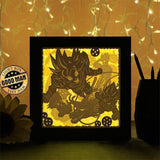 Dragon Ball Z - Paper Cutting Light Box - LightBoxGoodman - LightboxGoodman