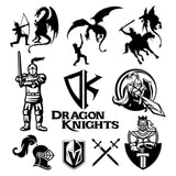 Dragon Knight - Cricut File - Svg, Png, Dxf, Eps - LightBoxGoodMan