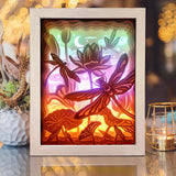 Dragonfly 1 – Paper Cut Light Box File - Cricut File - 8x10 inches - LightBoxGoodMan