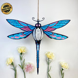 Dragonfly - 3D Dragonfly Lantern File - 15.6x14" - Cricut File - LightBoxGoodMan - LightboxGoodman