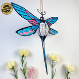 Dragonfly - 3D Dragonfly Lantern File - 15.6x14" - Cricut File - LightBoxGoodMan - LightboxGoodman