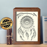 Dreamcatcher – Paper Cut Light Box File - Cricut File - 20x26cm - LightBoxGoodMan - LightboxGoodman