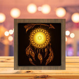 Dreamcatcher Square - Paper Cutting Light Box - LightBoxGoodman