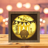 Dumbo 1 - Paper Cutting Light Box - LightBoxGoodman - LightboxGoodman