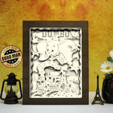 Dumbo 2 - Paper Cutting Light Box - LightBoxGoodman - LightboxGoodman