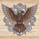 Eagle 1 - Paper 3D Layered File - Cricut File - 20x20cm - LightBoxGoodMan