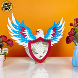 Eagle - USA Eagle Papercut Lightbox File - 10.3x8" - Cricut File - LightBoxGoodMan - LightboxGoodman