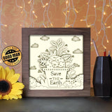 Earth day 1 - Paper Cutting Light Box - LightBoxGoodman - LightboxGoodman