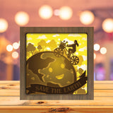 Earth Day 2 - Paper Cutting Light Box - LightBoxGoodman - LightboxGoodman