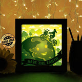 Earth Day 2 - Paper Cutting Light Box - LightBoxGoodman - LightboxGoodman