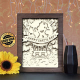 Earth Day 3 - Paper Cutting Light Box - LightBoxGoodman - LightboxGoodman