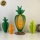 Easter 1 - Easter Carrot 3D Lantern File - 4.5x10.3" - Cricut File - LightBoxGoodMan - LightboxGoodman