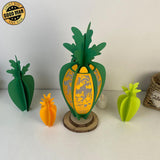 Easter 1 - Easter Carrot 3D Lantern File - 4.5x10.3" - Cricut File - LightBoxGoodMan - LightboxGoodman