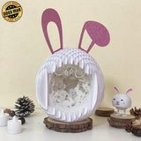 Easter 1 - Easter Rabbit 3D Pop-up File - Cricut File - 12.9x7.45" - LightBoxGoodMan - LightboxGoodman