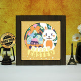 Easter 11 – Paper Cut Light Box File - Cricut File - 20x20cm - LightBoxGoodMan - LightboxGoodman