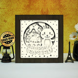 Easter 11 – Paper Cut Light Box File - Cricut File - 20x20cm - LightBoxGoodMan - LightboxGoodman