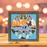 Easter 13 – Paper Cut Light Box File - Cricut File - 20x20cm - LightBoxGoodMan - LightboxGoodman