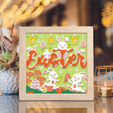 Easter 16 – Paper Cut Light Box File - Cricut File - 8x8 Inches - LightBoxGoodMan - LightboxGoodman