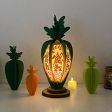 Easter 2 - Easter Carrot 3D Lantern File - Cricut File 1 - LightBoxGoodMan