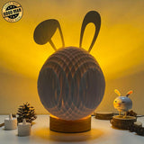 Easter 2 - Easter Rabbit 3D Pop-up File - Cricut File - 12.9x7.45" - LightBoxGoodMan - LightboxGoodman