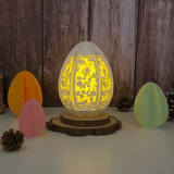 Easter 2 - Easter Small Egg 3D Lantern File - Cricut File - 5.1x3.8" - LightBoxGoodMan - LightboxGoodman