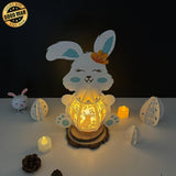 Easter 3 - Easter Bunny 3D Lantern File - 7.7x11.2" - Cricut File - LightBoxGoodMan - LightboxGoodman