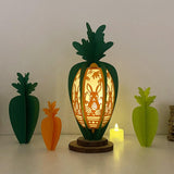 Easter 3 - Easter Carrot 3D Lantern File - Cricut File 1 - LightBoxGoodMan