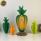 Easter 3 - Easter Carrot 3D Lantern File - 4.5x10.3" - Cricut File - LightBoxGoodMan - LightboxGoodman