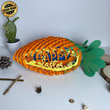 Easter 4 - Easter Carrot 3D Pop-up File - 14.5x5.5" - Cricut File - LightBoxGoodMan - LightboxGoodman