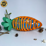 Easter 4 - Easter Carrot 3D Pop-up File - 14.5x5.5" - Cricut File - LightBoxGoodMan - LightboxGoodman