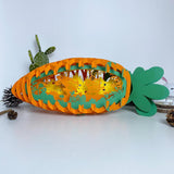 Easter 5 - Easter Carrot 3D Pop-up File - 14.5x5.5