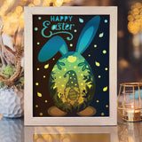 Easter 5 – Paper Cut Light Box File - Cricut File - 8x10 inches - LightBoxGoodMan - LightboxGoodman