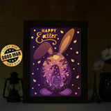 Easter 5 – Paper Cut Light Box File - Cricut File - 8x10 inches - LightBoxGoodMan - LightboxGoodman