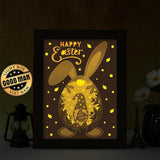 Easter 5 – Paper Cut Light Box File - Cricut File - 8x10 inches - LightBoxGoodMan - LightboxGoodman