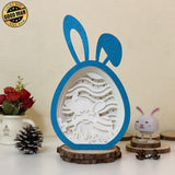 Easter 6 - Paper Cut Bunny Light Box File - Cricut File - 6.4x10.9 Inches - LightBoxGoodMan - LightboxGoodman