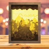 Easter 7 - Paper Cutting Light Box - LightBoxGoodman - LightboxGoodman