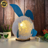 Easter Bunny - Easter Bunny 3D Pop-up File - Cricut File - 12.6x7.5" - LightBoxGoodMan - LightboxGoodman