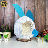 Easter Bunny - Easter Bunny 3D Pop-up File - Cricut File - 12.6x7.5" - LightBoxGoodMan - LightboxGoodman